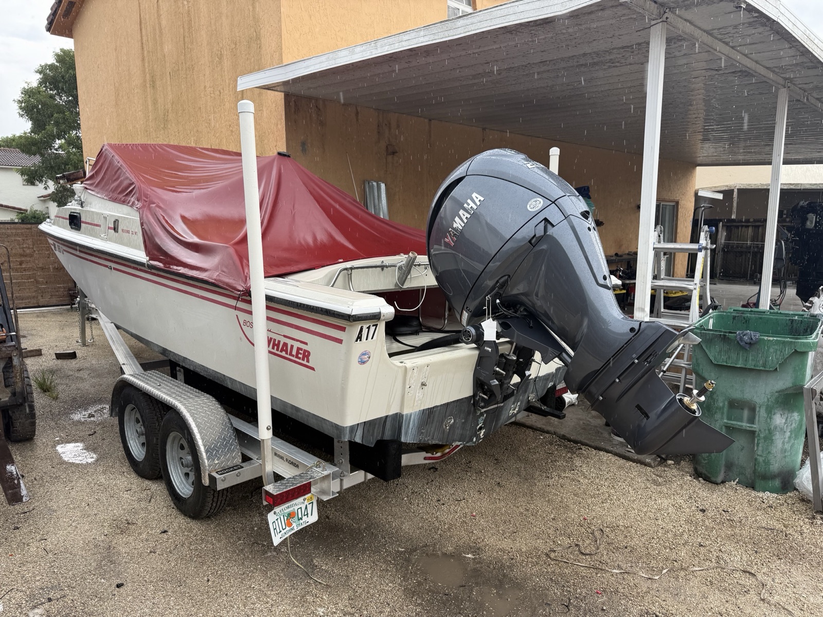Boston Whaler with Yamaha outboard